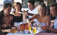 Picture of a busy Restaurant